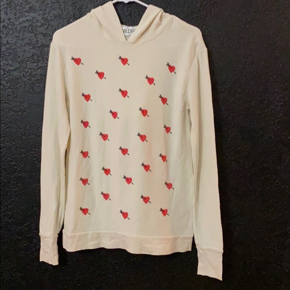 Wildfox lovestruck hearts arrows Gypsy hoodie